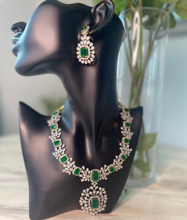 Nitara Diamond & Emerald set