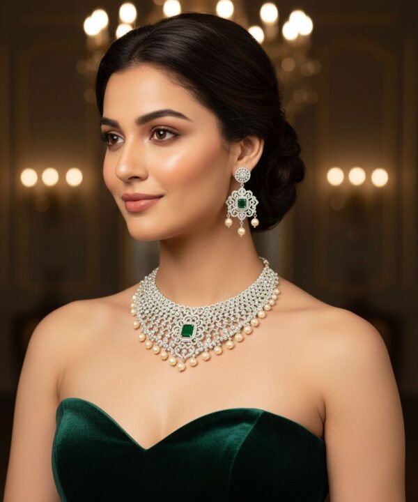 Noir Diamond Choker Set