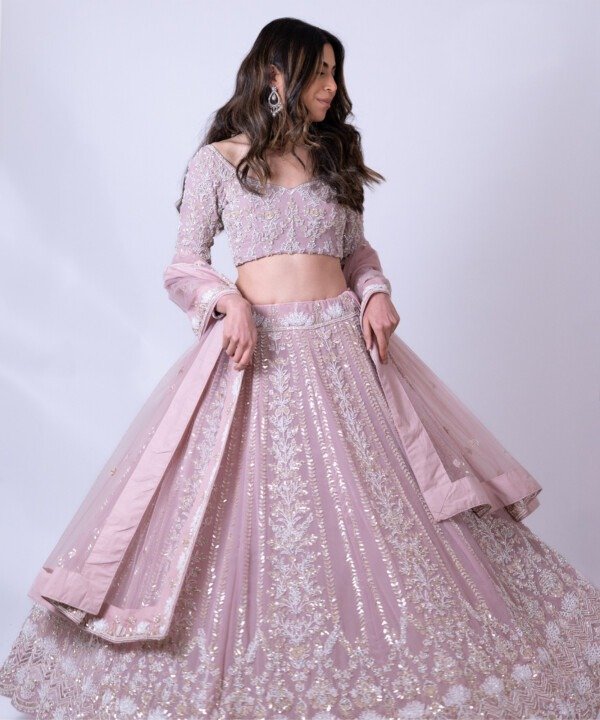 Dusky Rose Lehenga