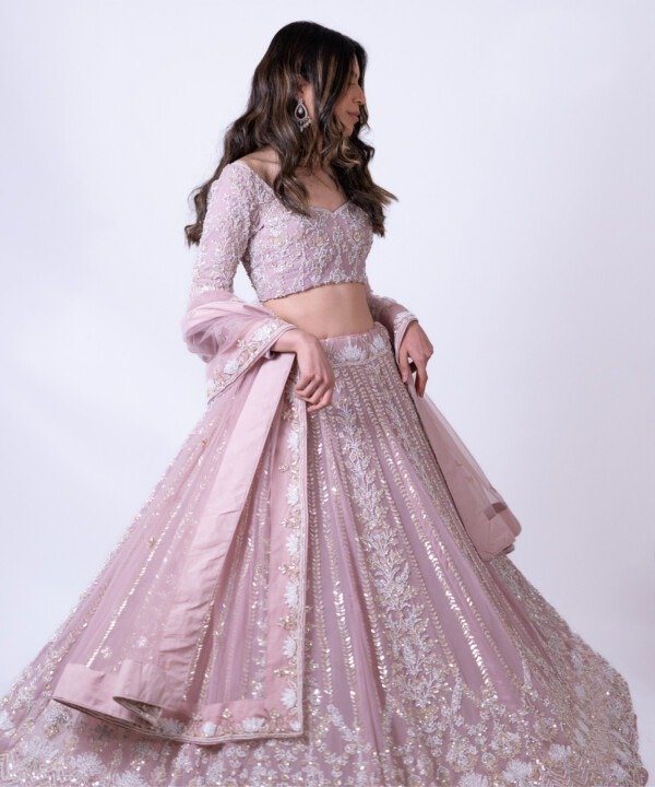 Dusky Rose Lehenga