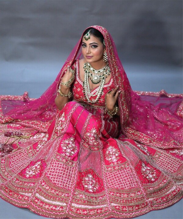Rani Pink Silk Lehenga