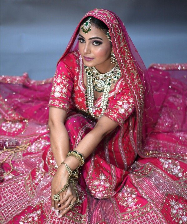 Rani Pink Silk Lehenga