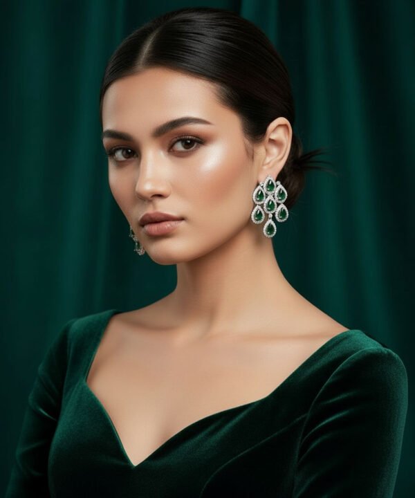 Jade Emerald Earrings