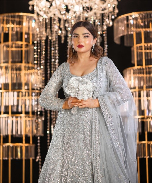 Silver Lehenga